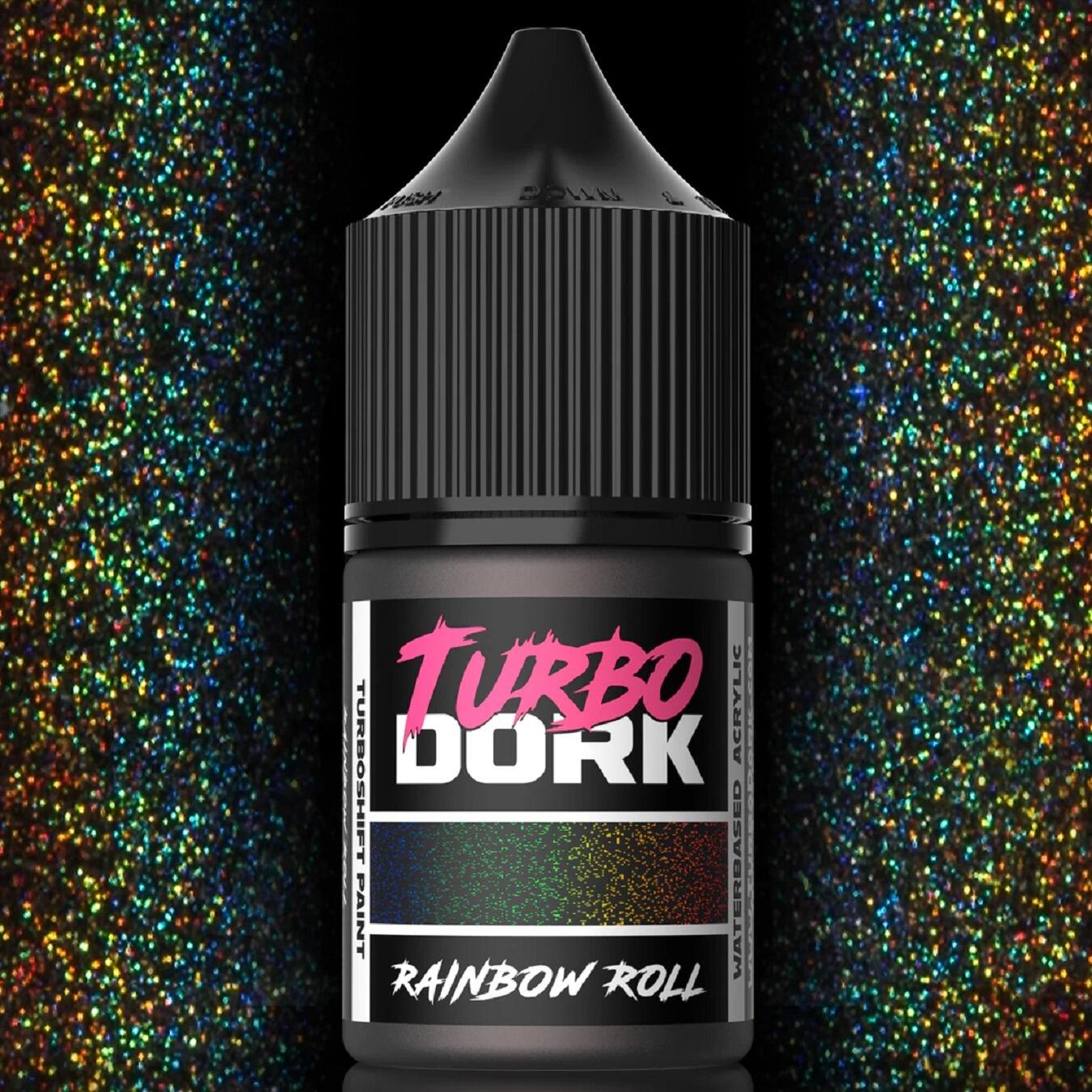 Turbo Dork Rainbow Roll TurboShift paint bottle front view