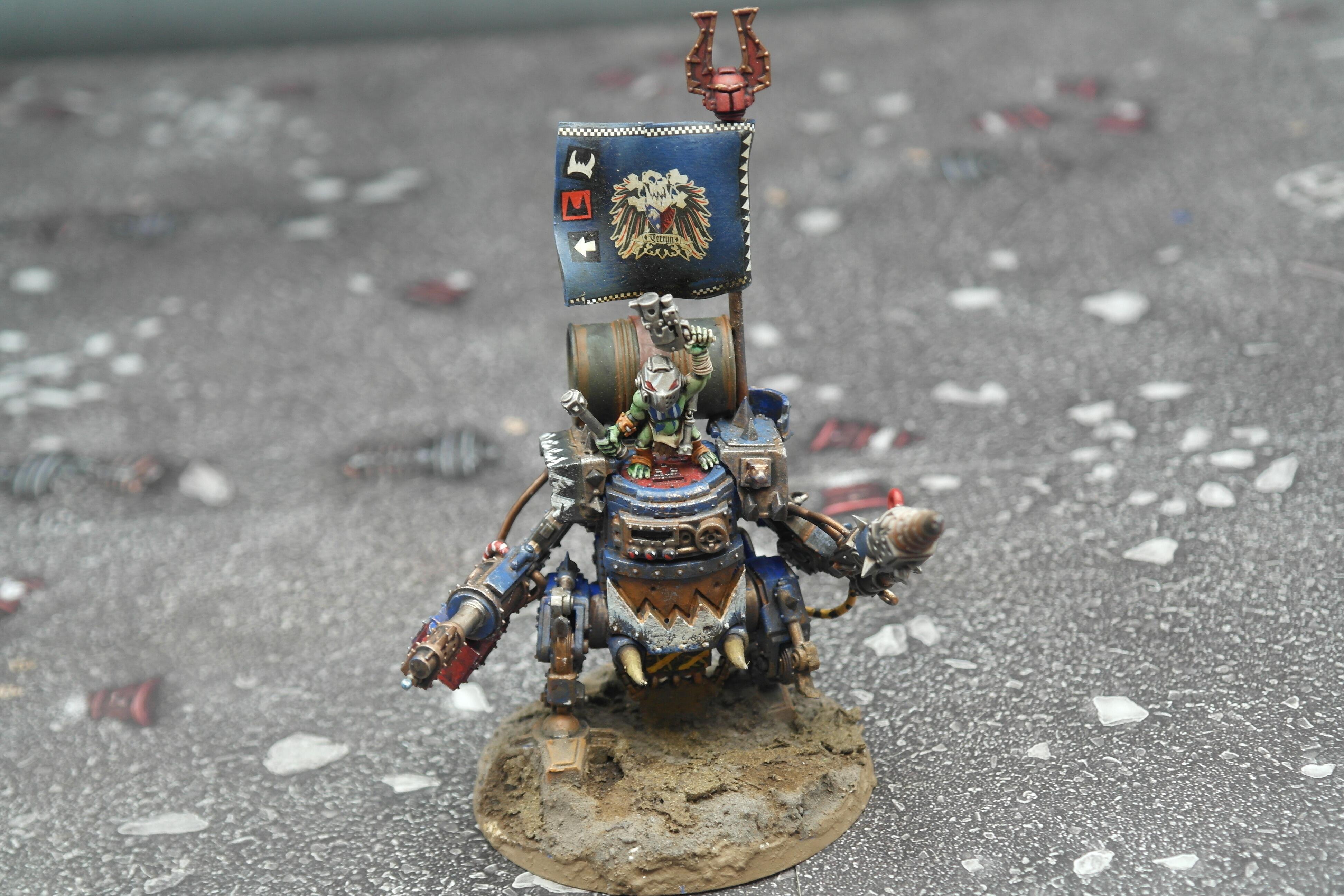 Pre-loved kitbashed Killa Kan front view