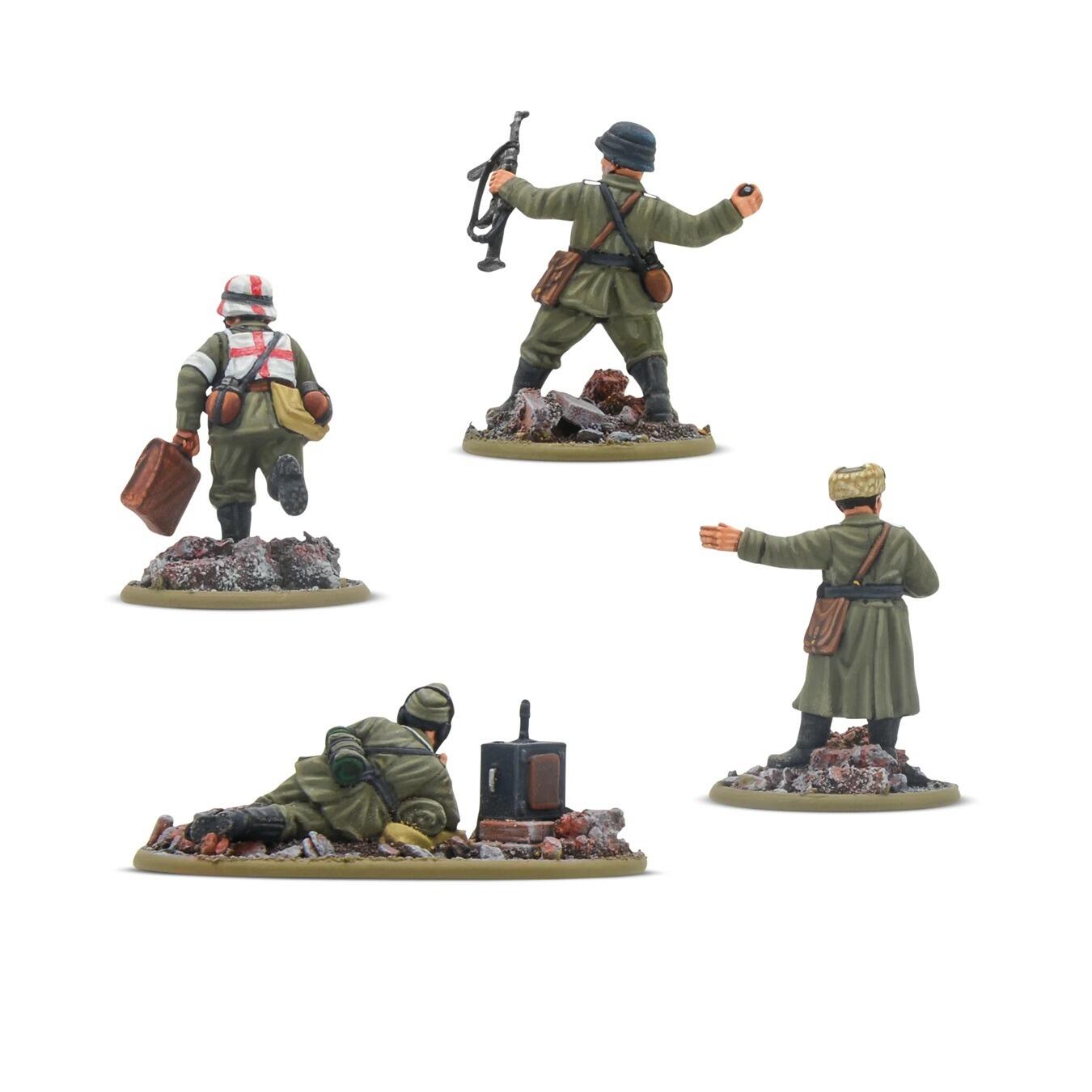 Warlord Games German officer and support team