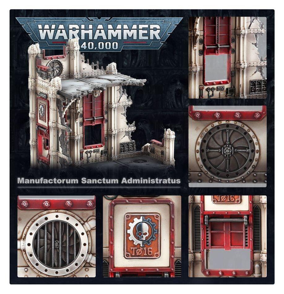 Warhammer 40k Manufactorum terrain – Sanctum Administratus kit