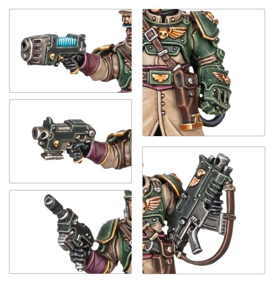 Cadian Castellan with bolt pistol and power sword