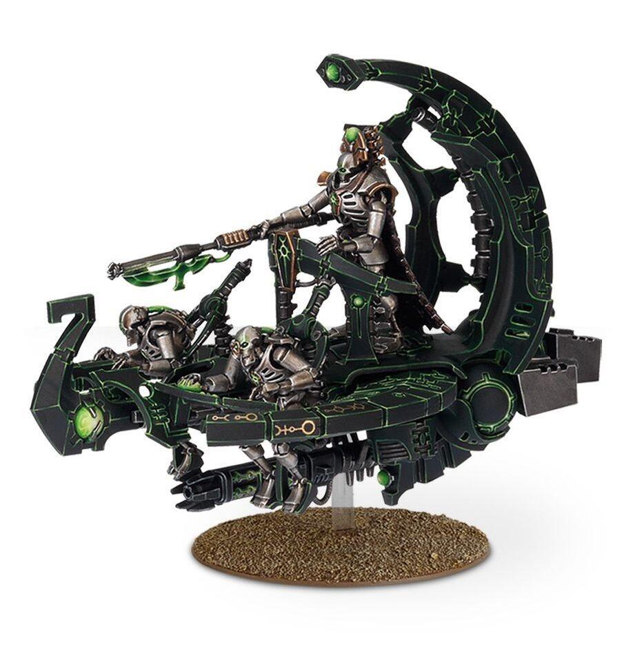Warhammer 40k Necron HQ skimmer with weapons