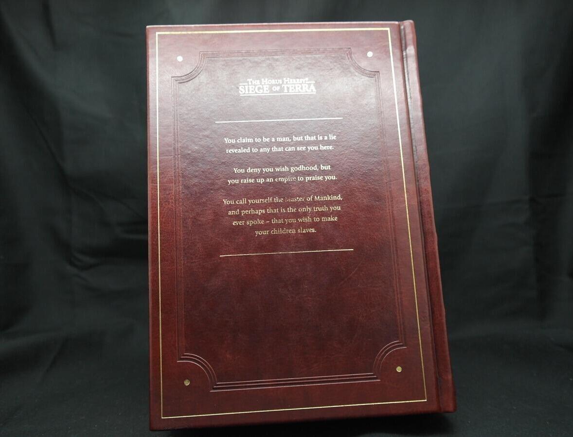 Back cover leather and foil – rear photo