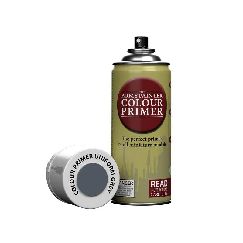 Army Painter Colour Primer Uniform Grey spray can