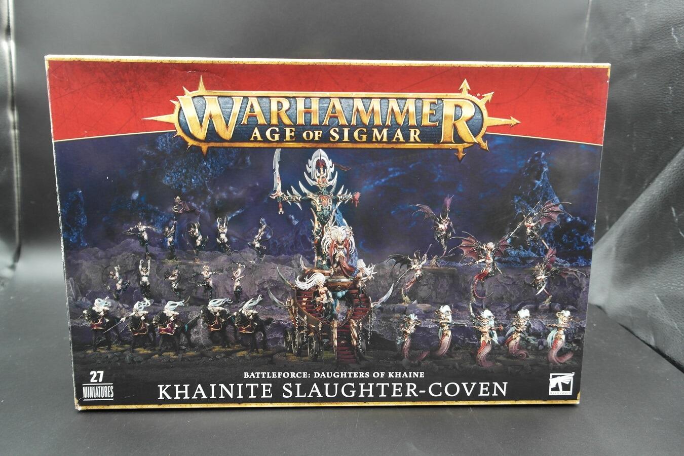 Pre-loved Khainite Slaughter Coven Daughters of Khaine Warhammer AoS front view army