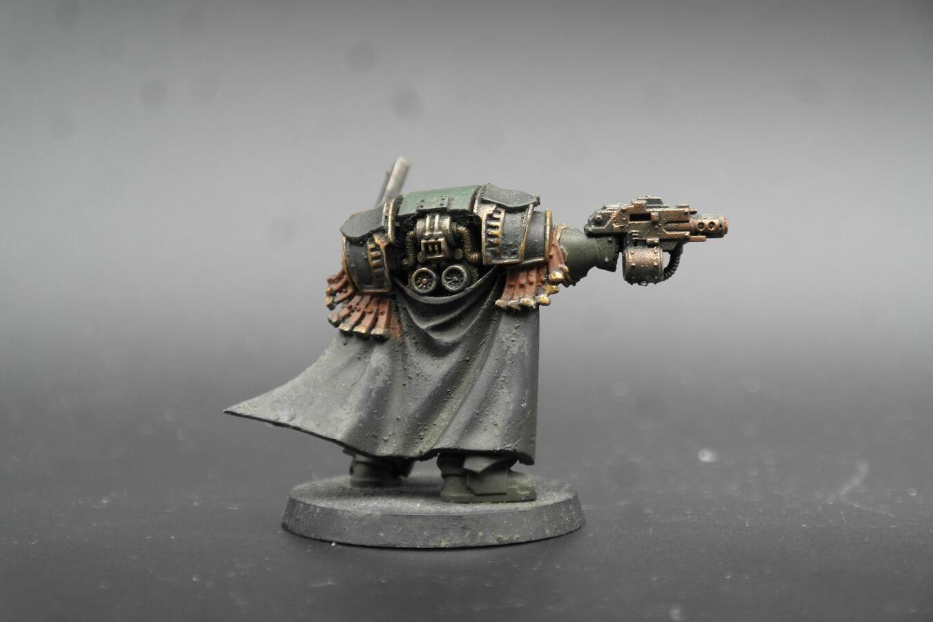 Pre-loved Cataphractii Praetor Space Marines Warhammer 30k rear view