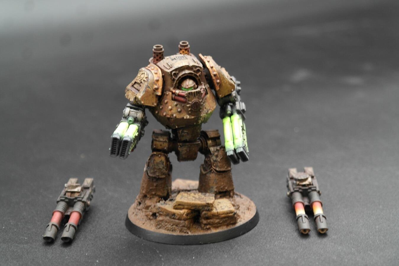 Pre-loved Contemptor Dreadnought Forge World resin REF-102 Space Marines Warhammer 30k front view