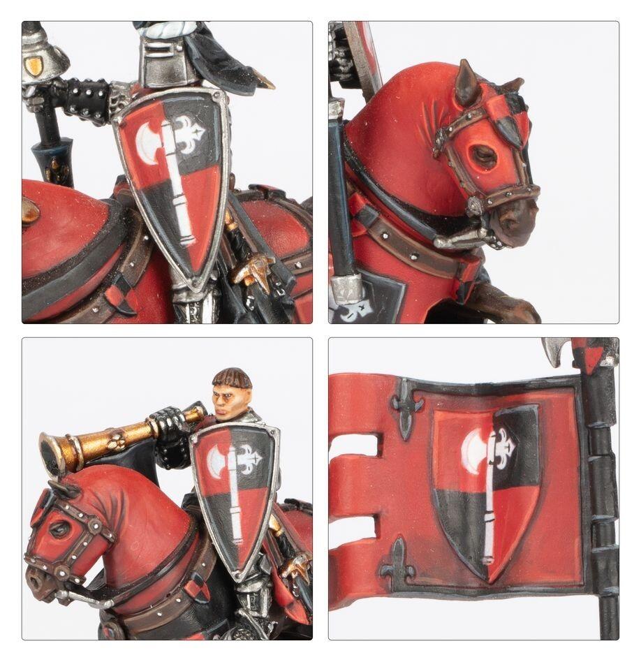 Warhammer Old World Knights with heraldic shields