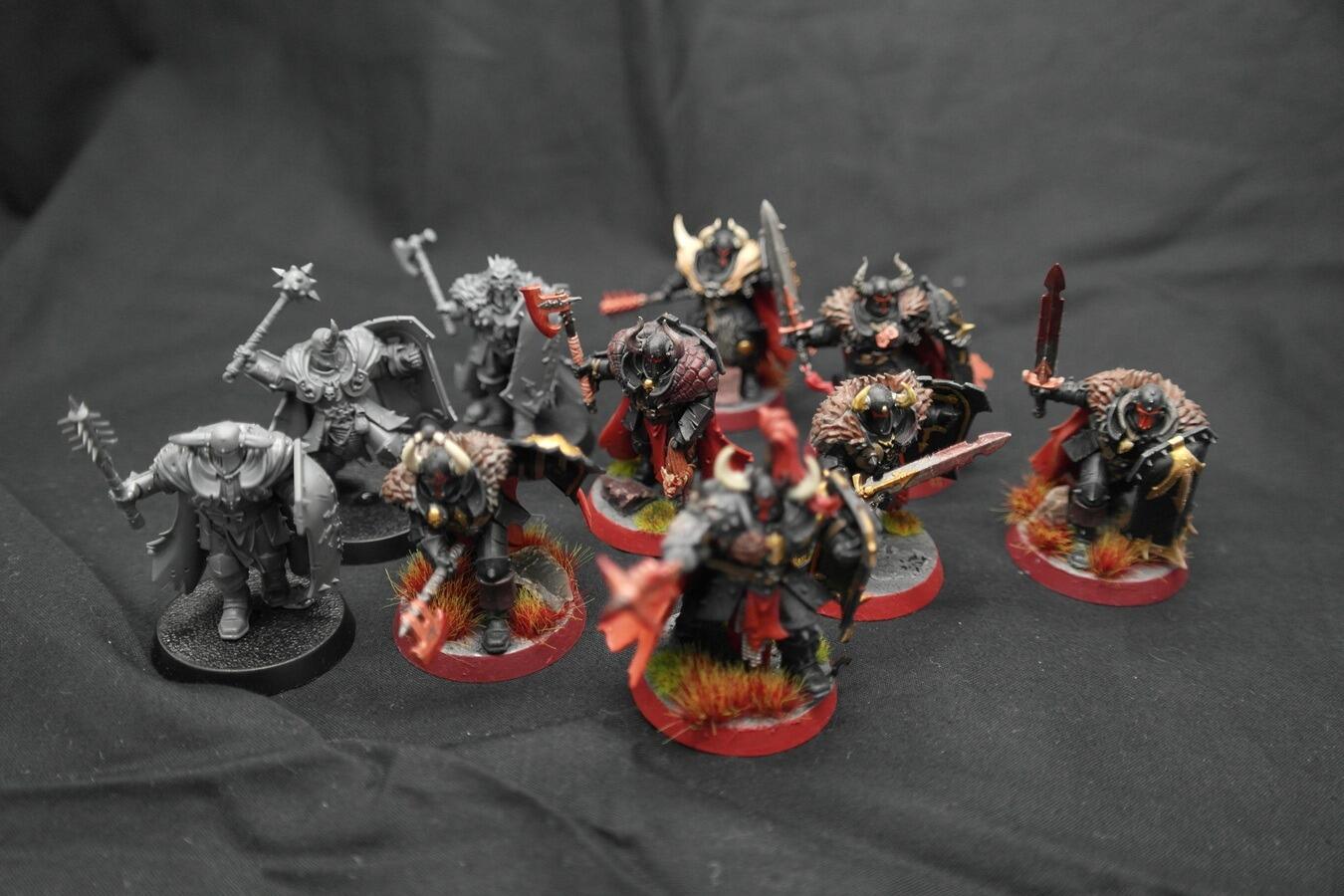 Pre-loved Chaos Warriors ranked in formation