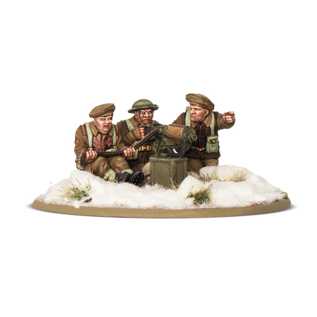 British & Canadian Infantry Winter MMG Team – Bolt Action