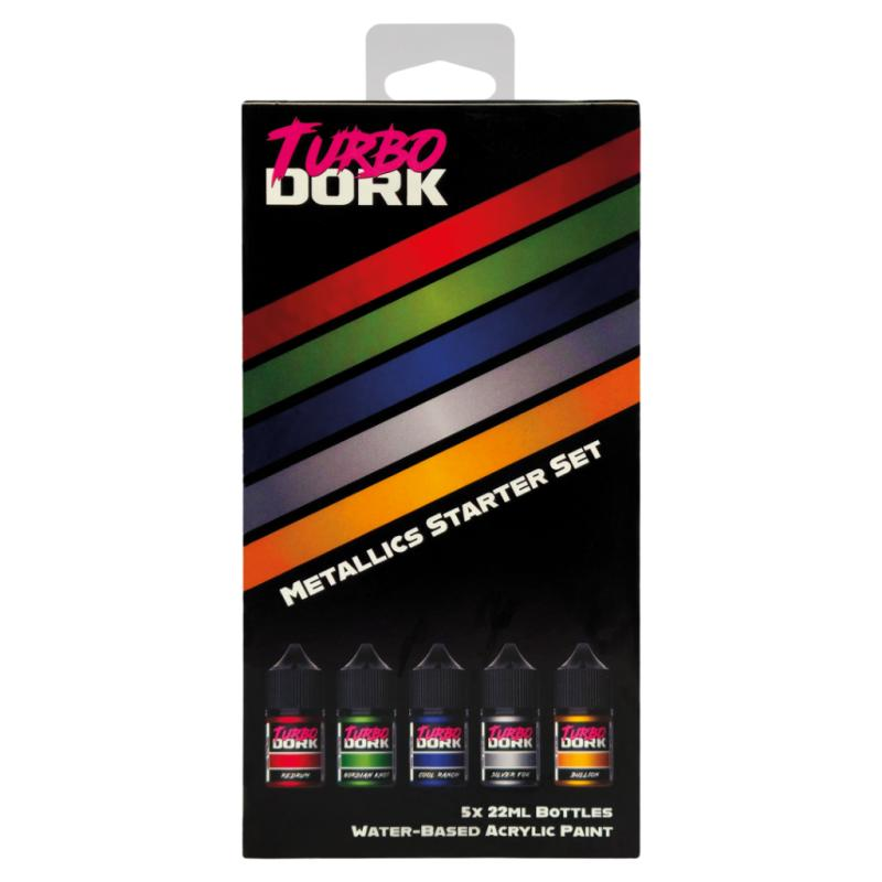 Turbo Dork Metallic Starter Set – paint bottles