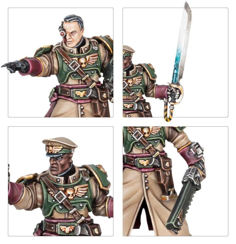 Games Workshop Cadian Castellan kit contents
