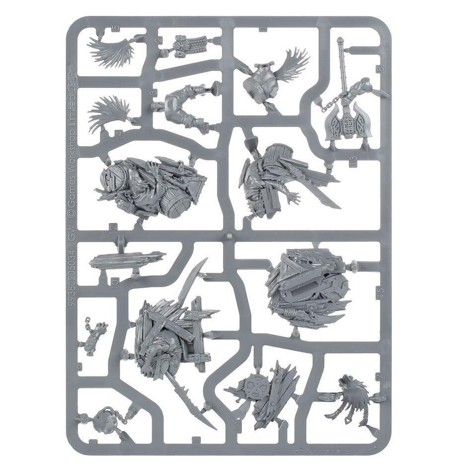 Unpainted Gotrek Gurnisson assembly model