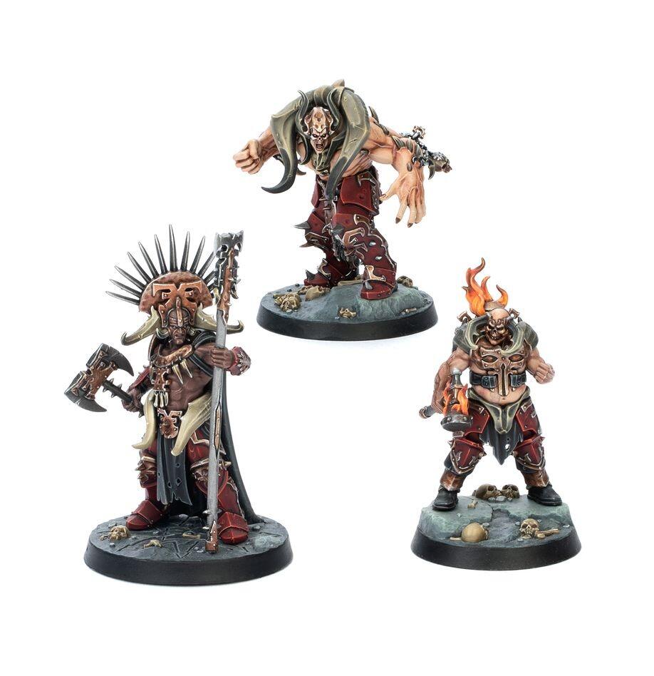 Rear view showing daemonic units advancing