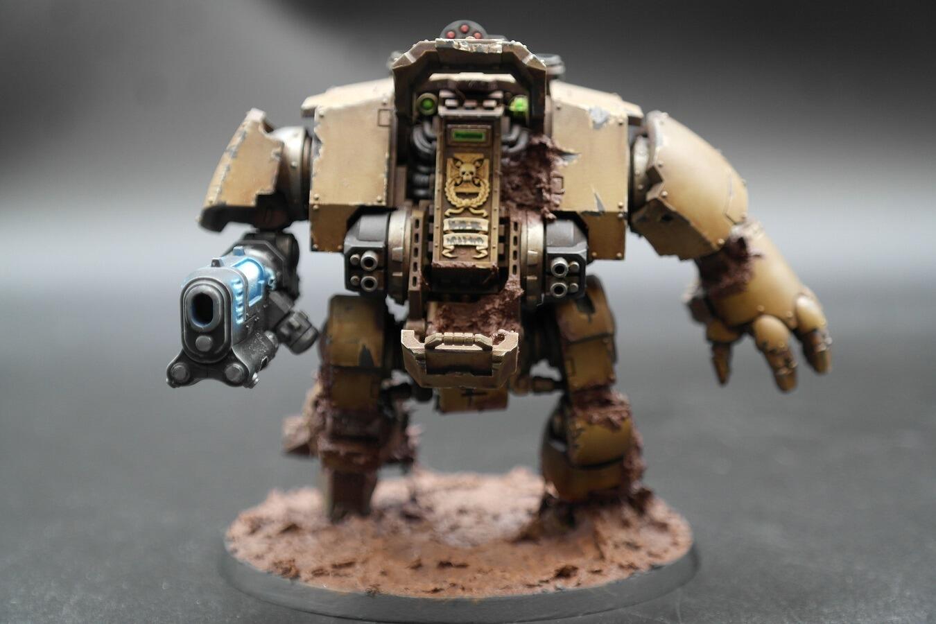 Pre-loved Redemptor Dreadnought plasma cannon Space Marines Warhammer 40k front view