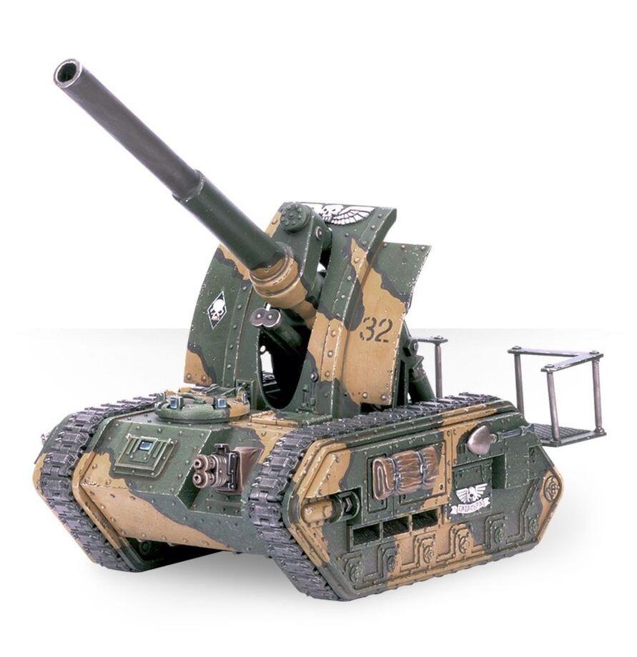 Pre-Loved Basilisk Astra Militarum new on sprue Warhammer 40k front view