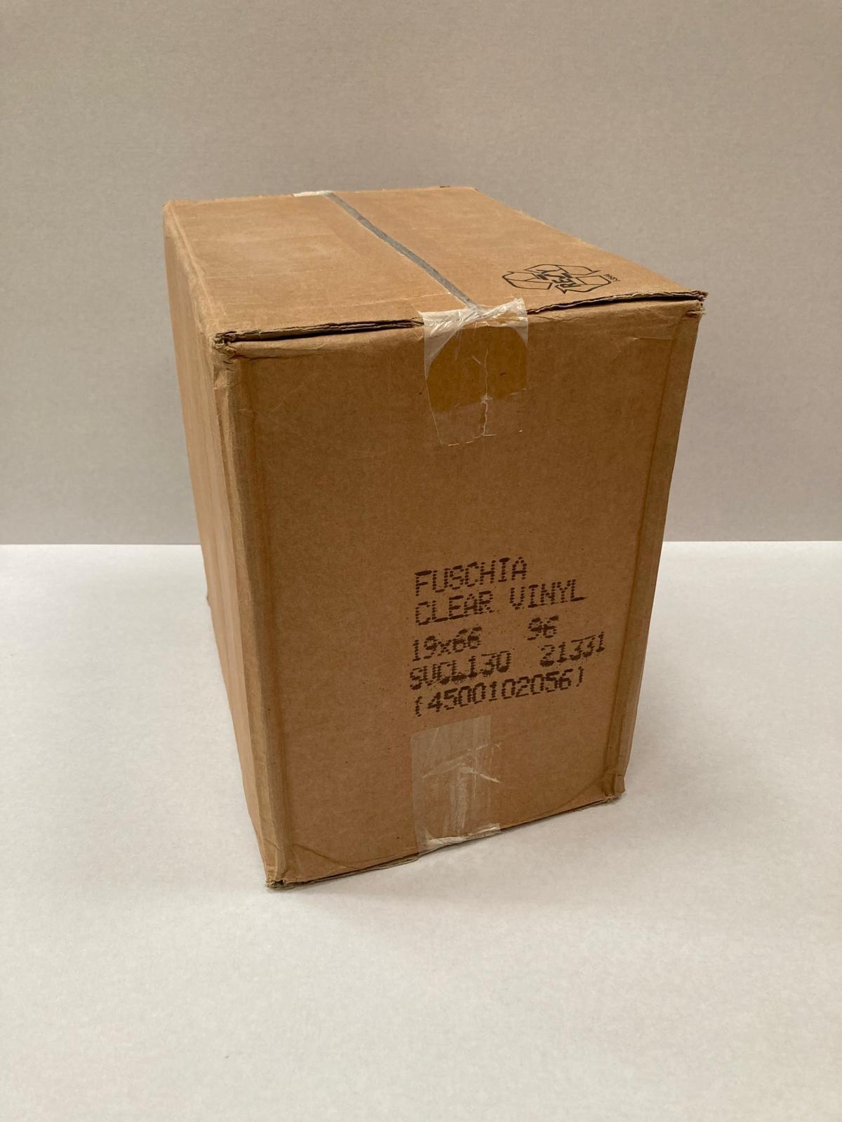 Box of 96 rolls of 19mm x 66m clear vinyl packaging tape
