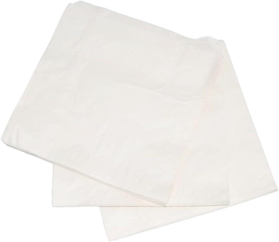 10 x 10" White Scotchban Paper Bags 1000 Pack bakery and takeaway bags