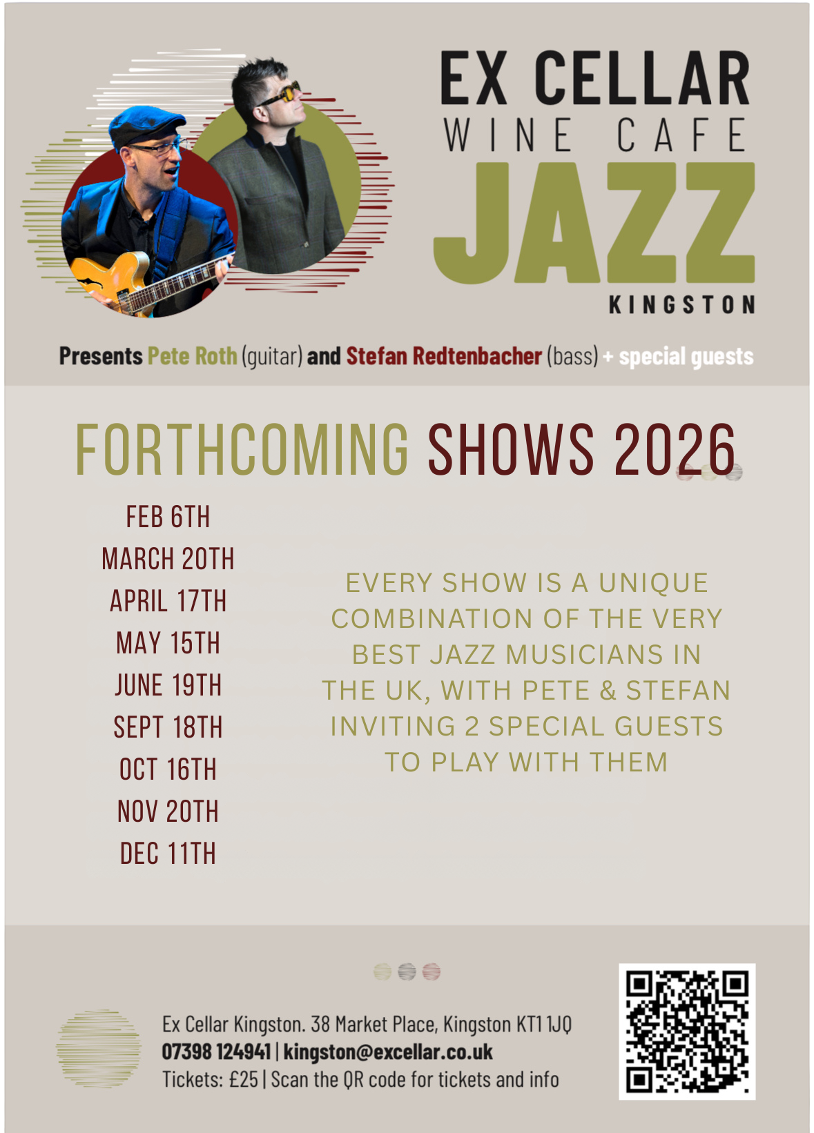 Jazz dates 2026