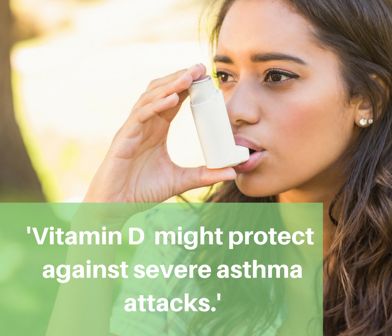 Vitamin D may protect against severe Asthma attacks