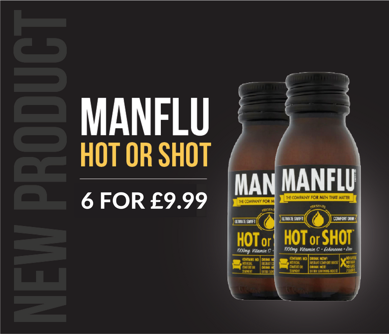 NEW PRODUCT - MANFLU Hot or Shot