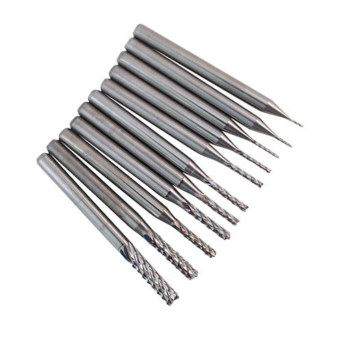 38° Helix Angle Solid Carbide Corner Radius Roughing End Mill 19mm Length of Cut Centercutting 8mm Shank Diam Uncoated Regular Length 8mm Diam Single End 