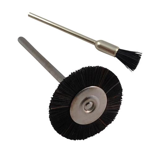 25pcs Nylon Bristle Wheel 1" Flat Wire Brushes for Polishing Power Rotary Tools 