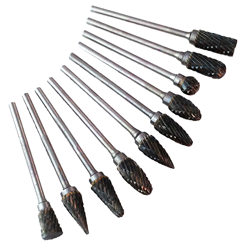 10 pieces 3mm head THK Tungsten Carbide Rotary Burr burs SET 3mm shaft shank 
