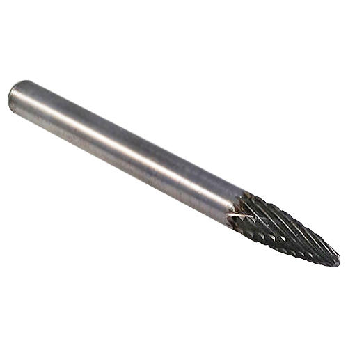 Cylinder Ball Nose Solid Carbide Burrs Rotary Tungsten Steel Long Handle 6mm