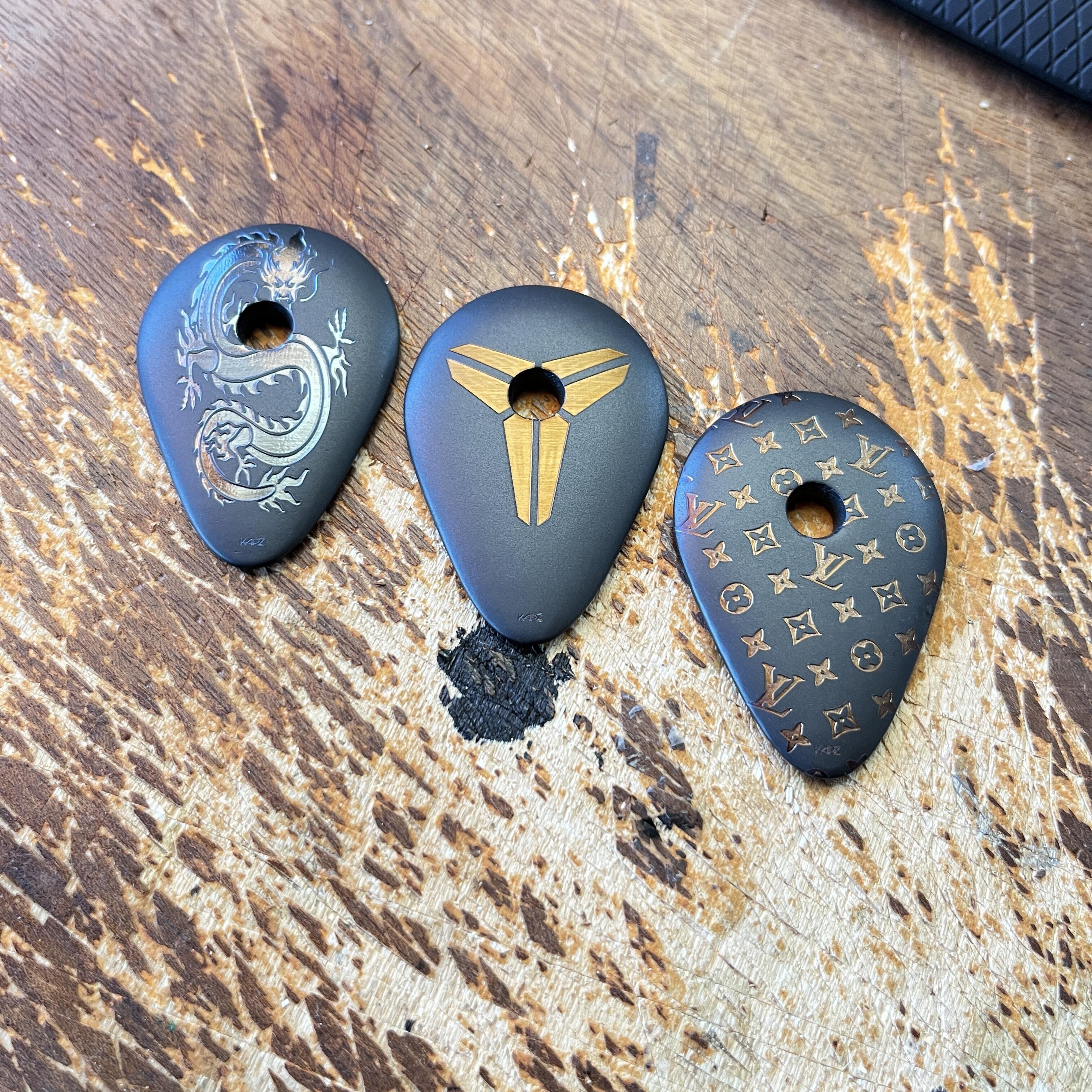 Pinarello Most 3D Printed Titanium Headset Cap - view 67 by KAPZ