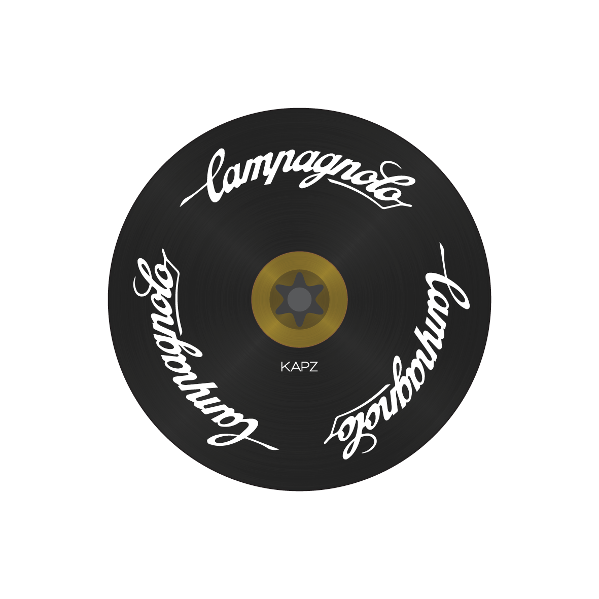Campagnolo Curved Design Low Profile Headset Cap - view 2 by KAPZ