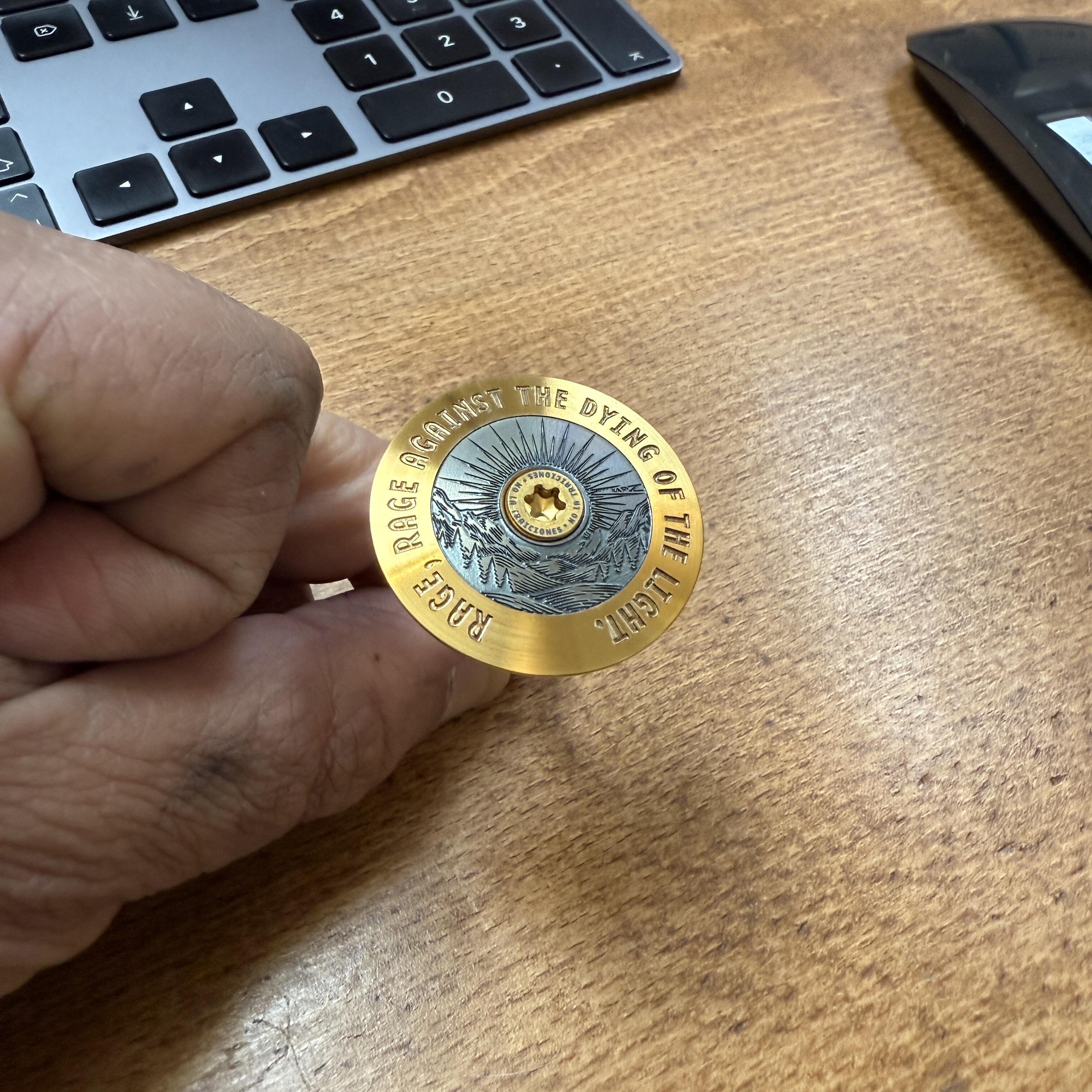 ULTIMATE TITANIUM ROUND CANYON CAP - view 4 by KAPZ