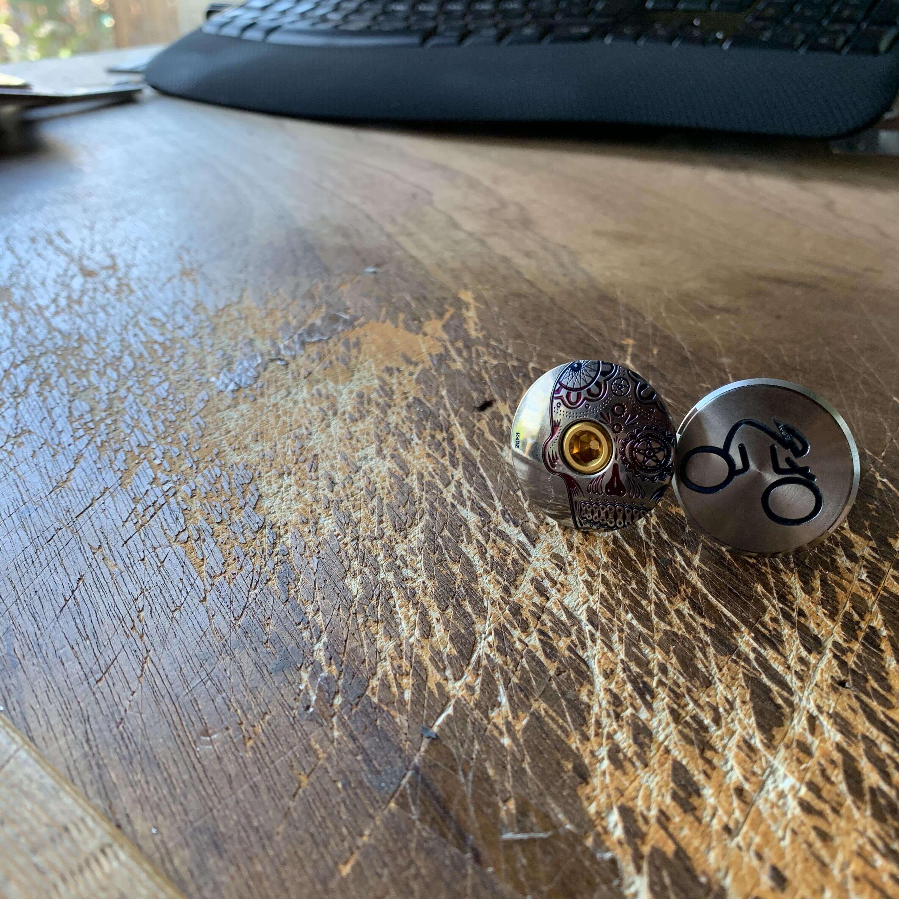 ULTIMATE Boltless Titanium Headset Cap - view 38 by KAPZ