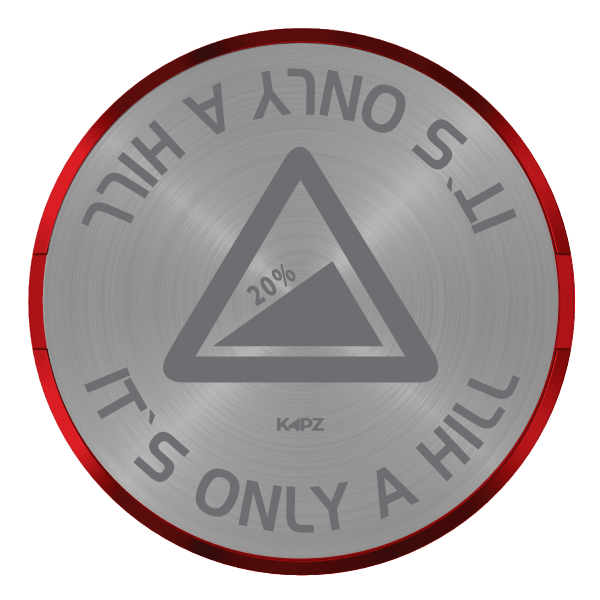 Boltless Titanium - Single-Icon Headset Cap - view 4 by KAPZ