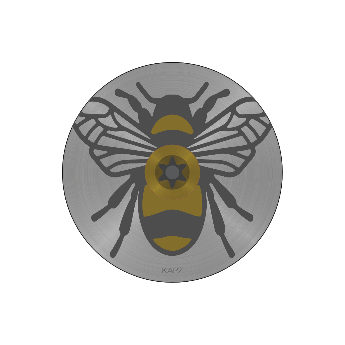 Titanium Bee Headset Cap by KAPZ