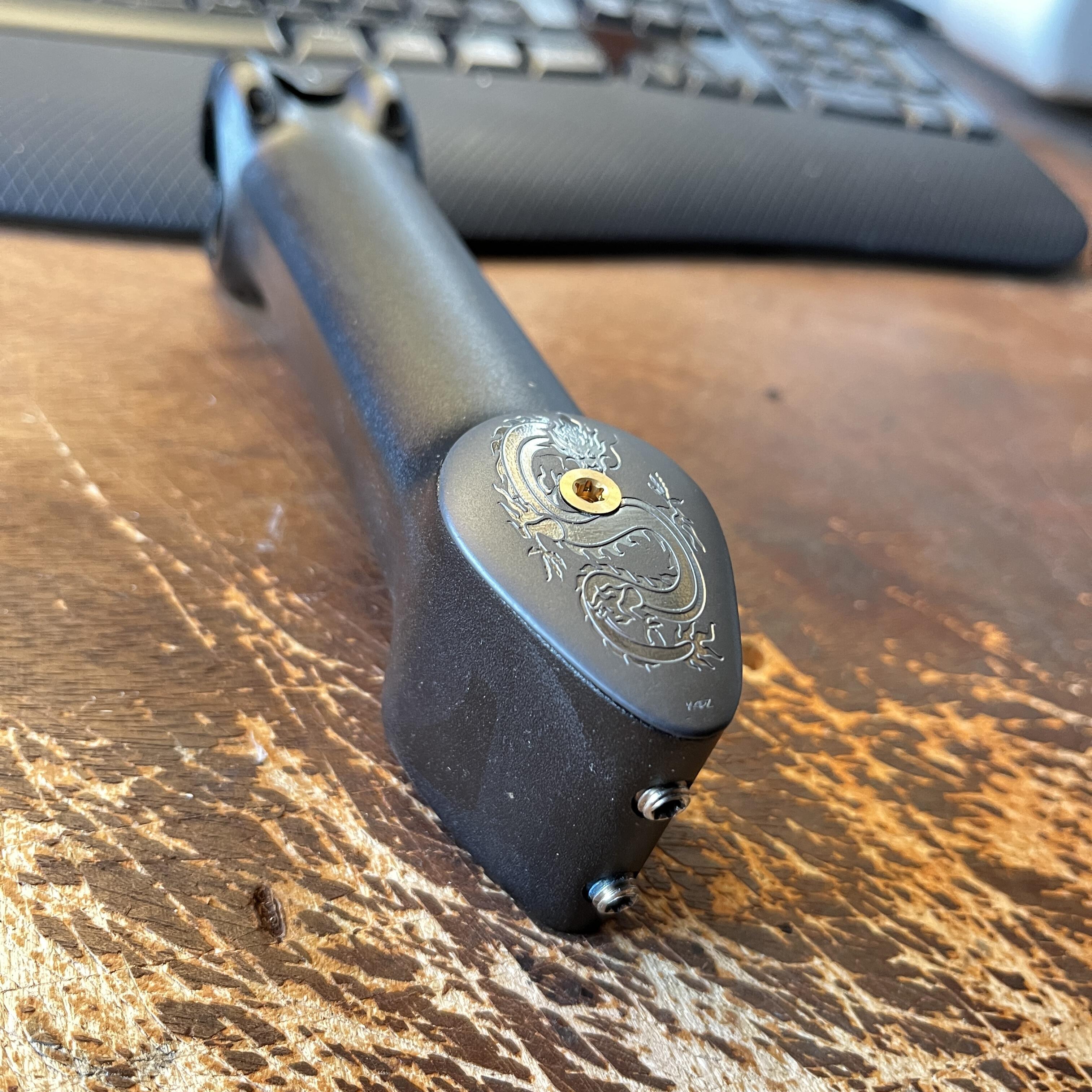 Pinarello Most 3D Printed Titanium Headset Cap - view 53 by KAPZ