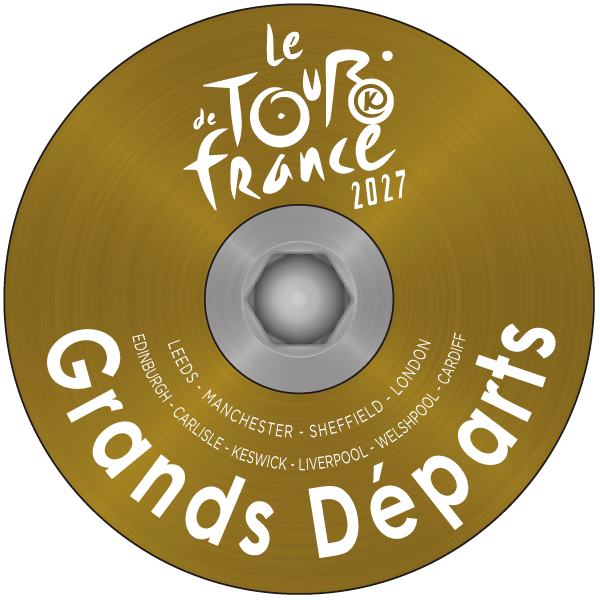 Laser Etched - Grands Departs 2027 Headset Cap by KAPZ