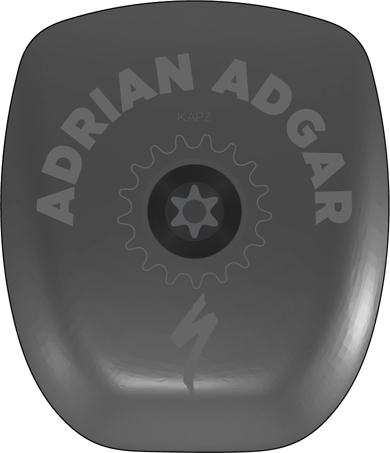 Ultimate Specialized Roval Rapide 3D Printed Titanium Headset Cap - view 80 by KAPZ