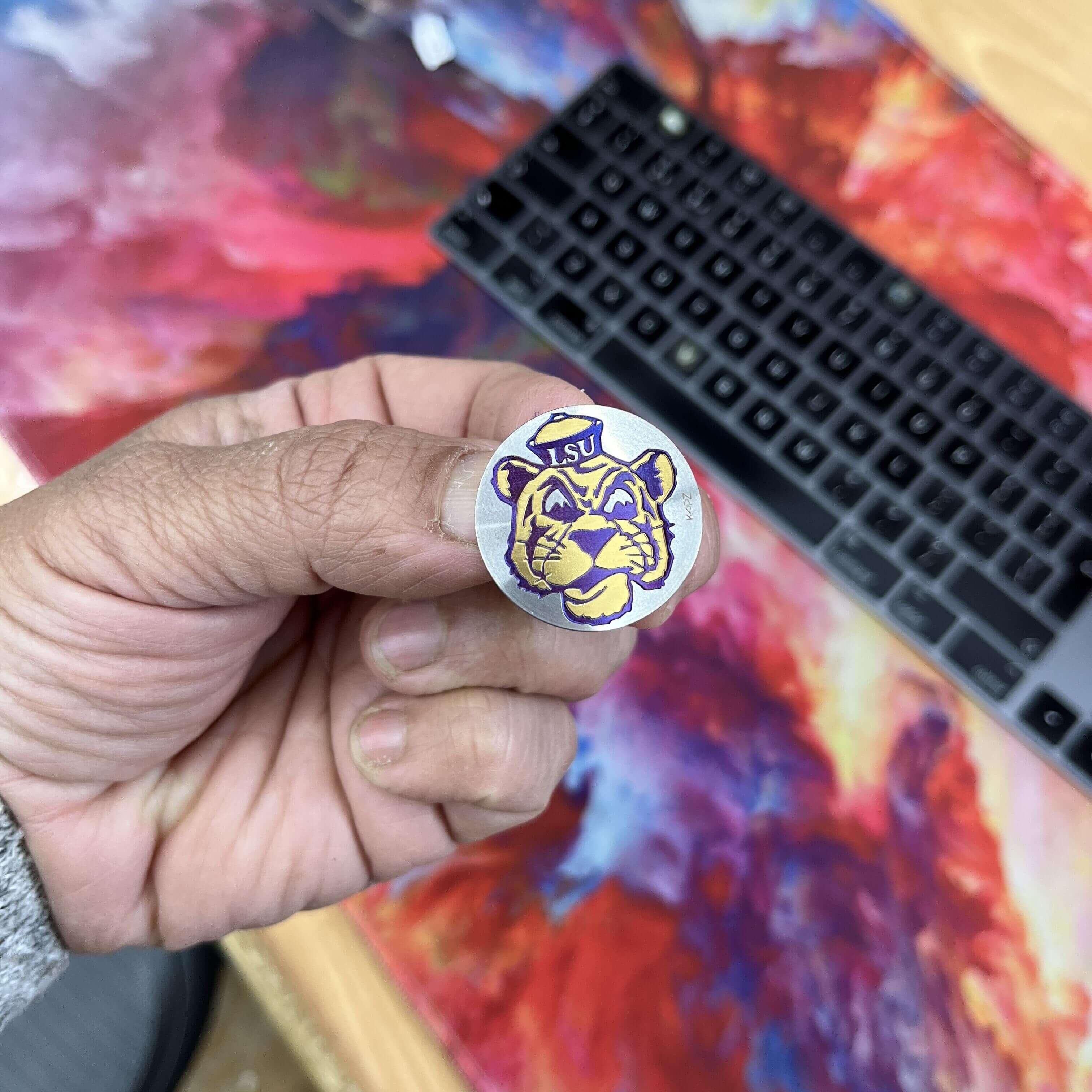 ULTIMATE Boltless Titanium Headset Cap - view 66 by KAPZ