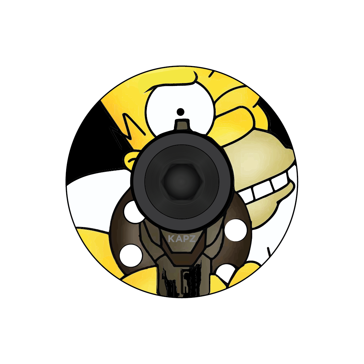 Homer Simpson Headset Cap - view 5 by KAPZ