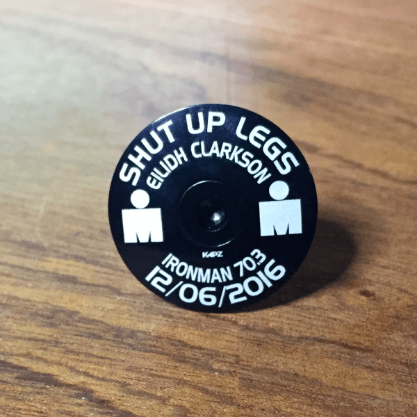 Laser Etched - Double-Icon Headset Cap - view 2 by KAPZ