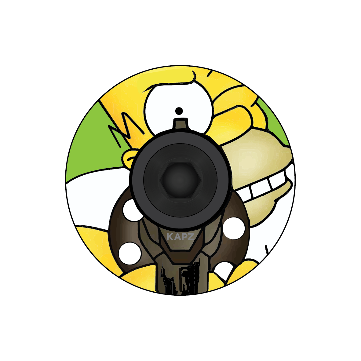 Homer Simpson Headset Cap - view 6 by KAPZ