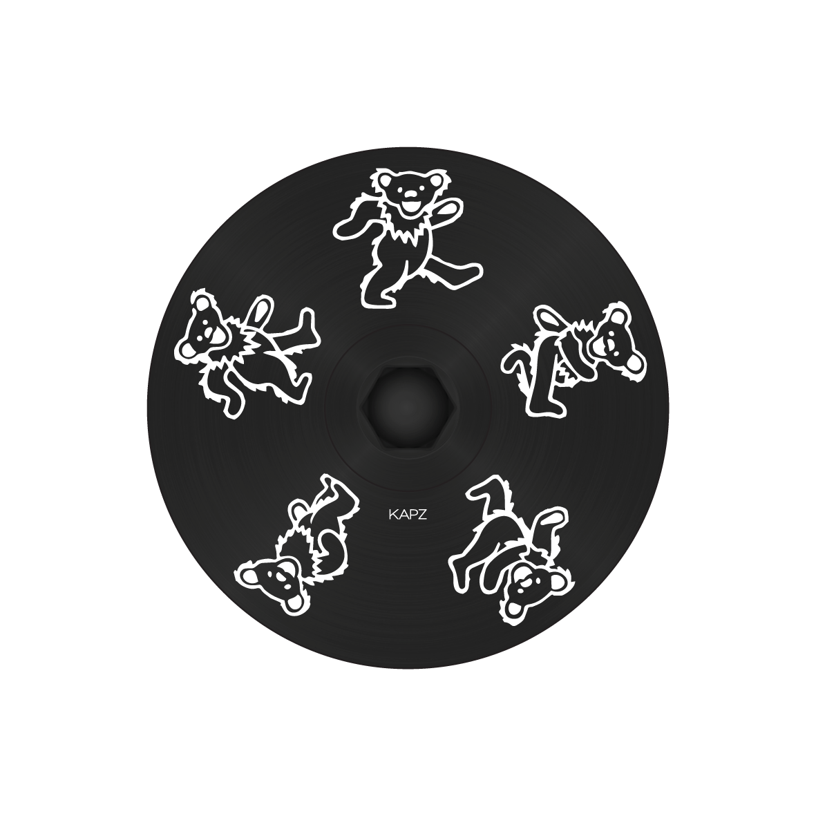 The Grateful Dead - Dancing Bears Headset Cap by KAPZ