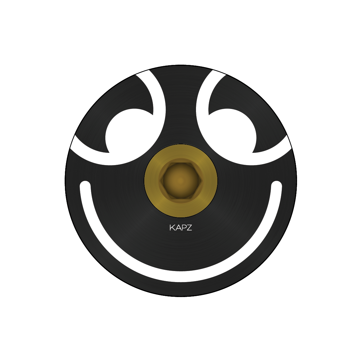 Laser Etched Super Smiley - view 2 by KAPZ