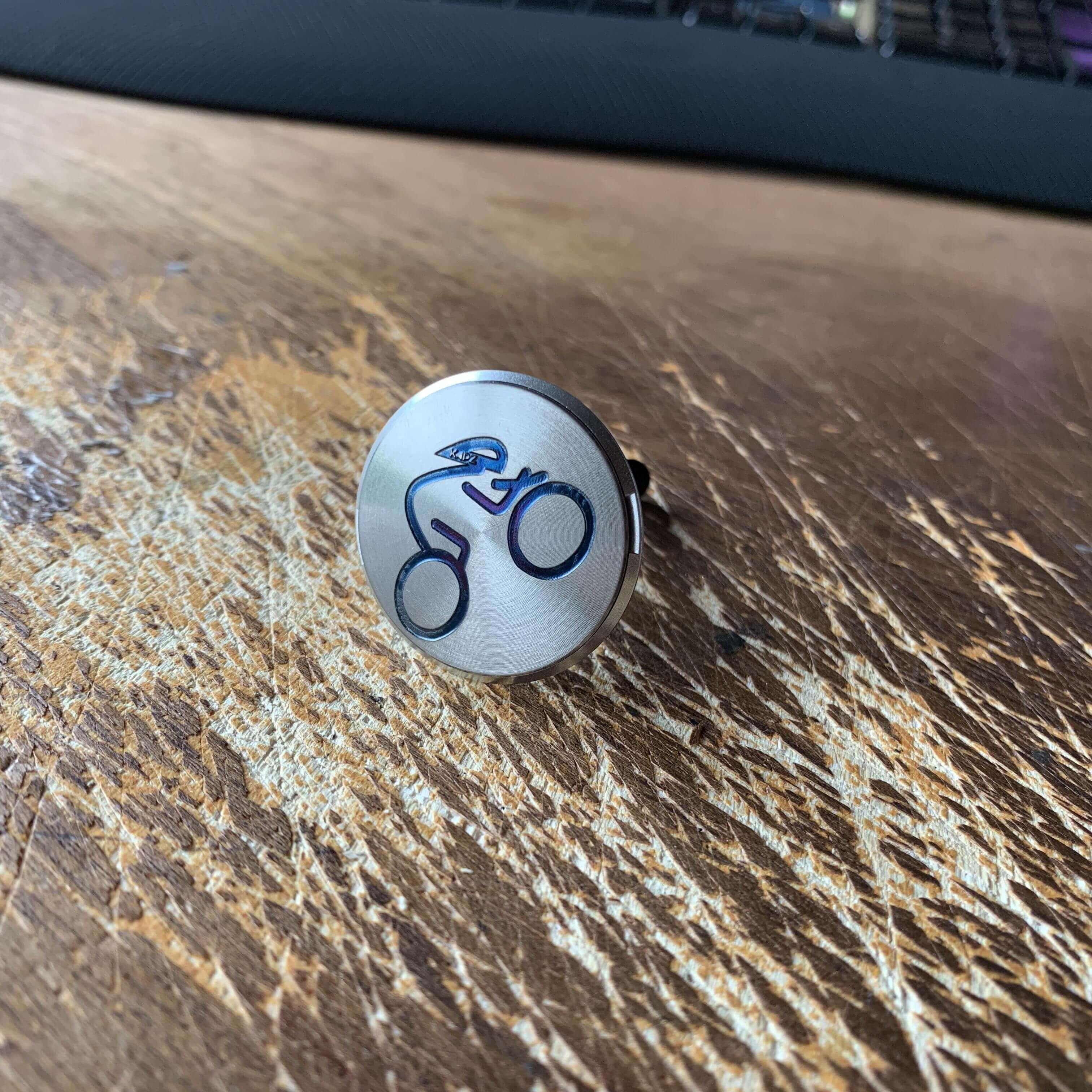 ULTIMATE Boltless Titanium Headset Cap - view 33 by KAPZ