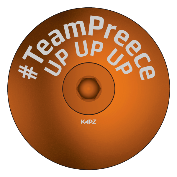 Engraved - Text-Only Headset Cap by KAPZ