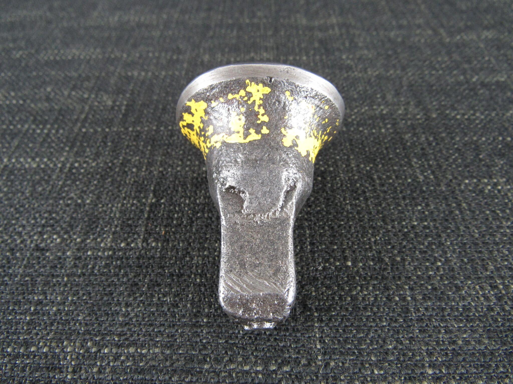 Stake Horse Head Anvil - No 8 Shallow Button