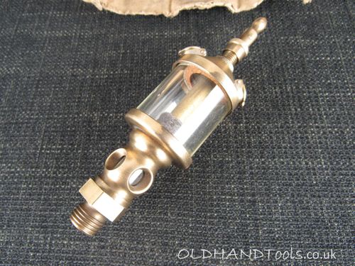 Brass Drip Feed Lubricator - New Old Stock