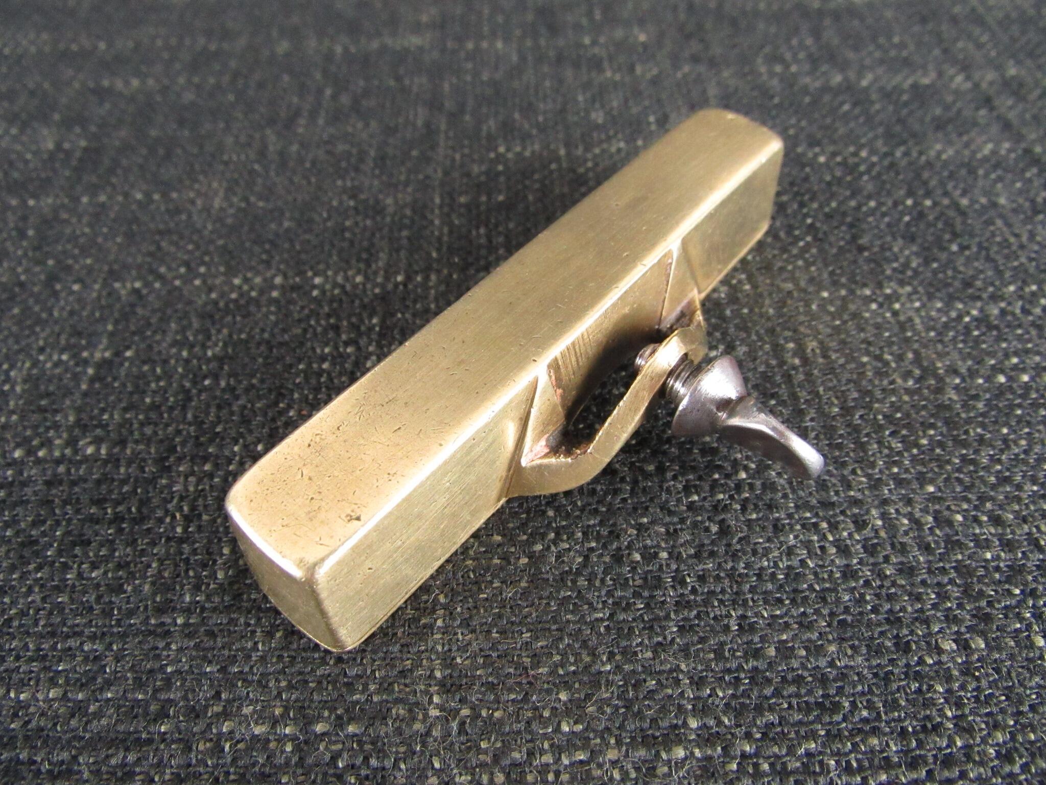 Brass Pocket Level - Attaches to a Square