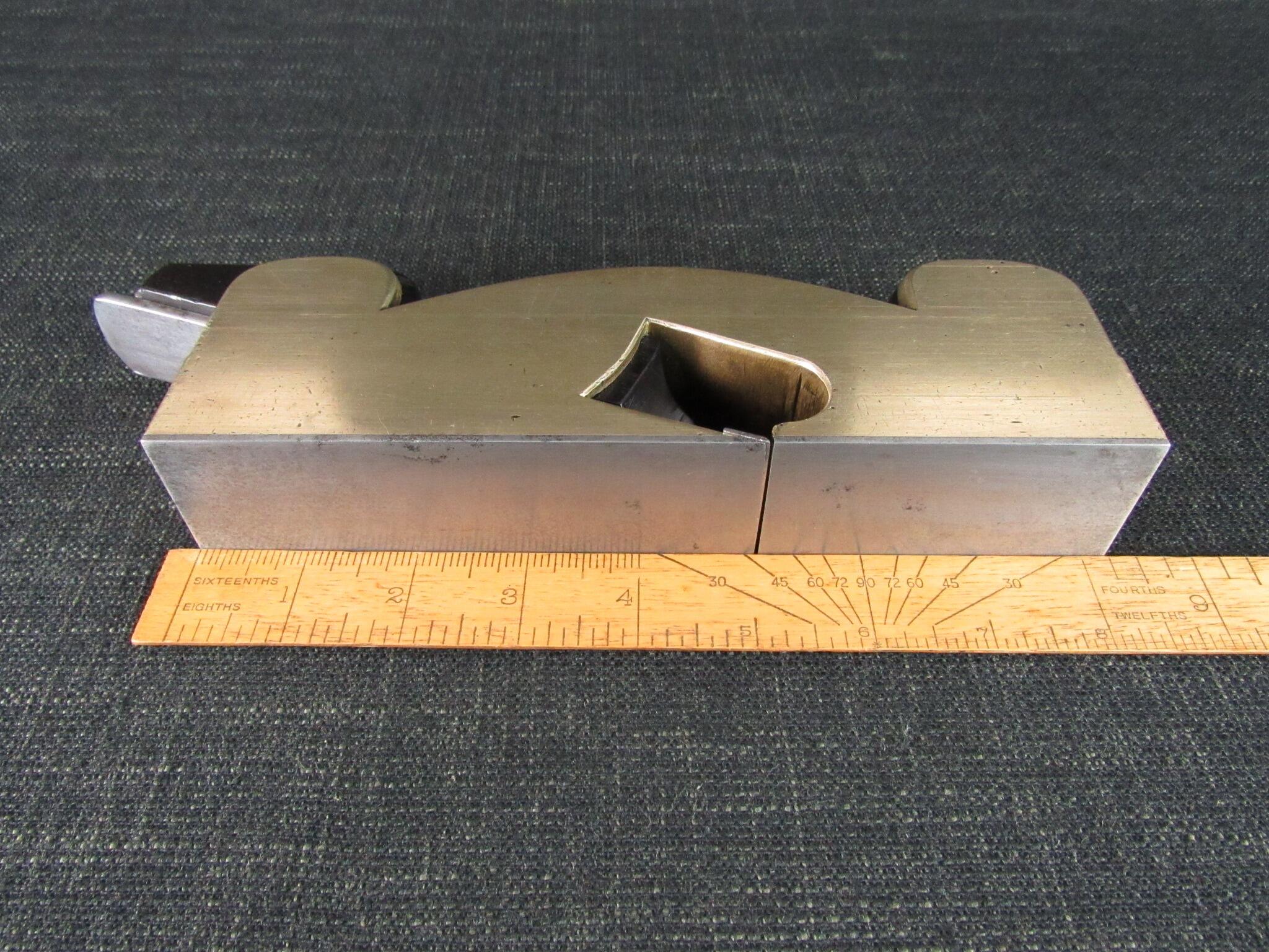 Brass or Gunmetal Shoulder Plane with Ebony Infill - GRIFFITHS Iron